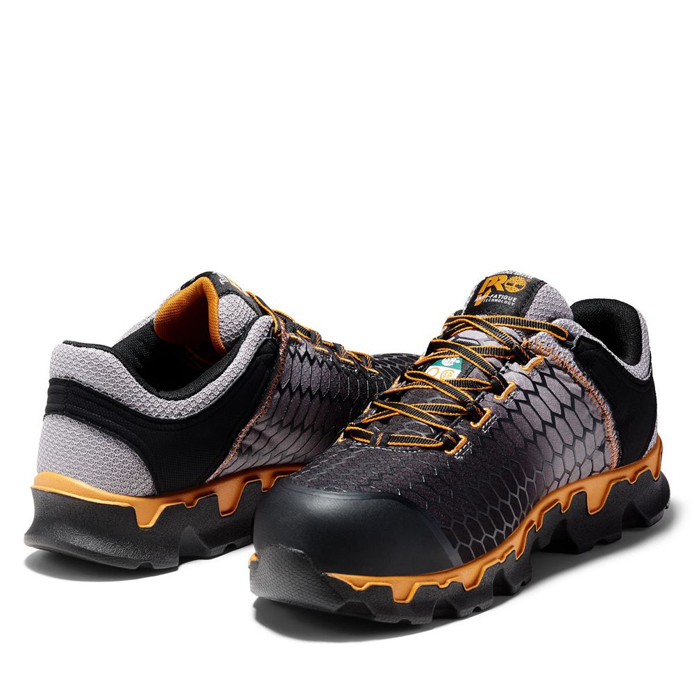 Tenisi Timberland Barbati Gri/Negrii - Pro® Powertrain Sport Alloy Toe Work - Romania - DKPAGI602